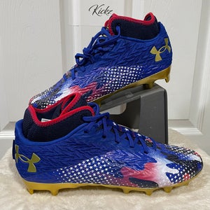 Men's Size M 10.0 (W 11.0) Under Armour Spotlight MC Low Top Molded Cleats (New)
