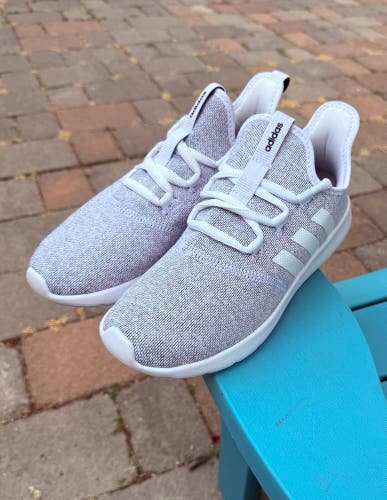 Adidas Cloudfoam Pure 2.0 Shoes Cloud White/Core Black Women's Sneakers Sz 10