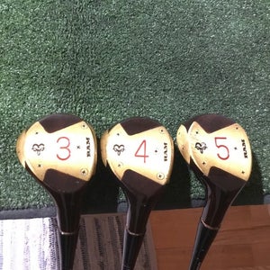 RAM Lady Craigton Woods Set (3W, 4W, 5W) RAM Lite Ladies Steel Shafts *VGC*