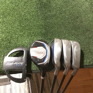 Top Flite Junior Set (Hybrid, 7i, 9i, SW, Putter) Junior Flex Graphite Shafts