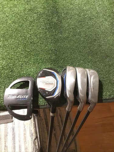 Top Flite Junior Set (Hybrid, 7i, 9i, SW, Putter) Junior Flex Graphite Shafts