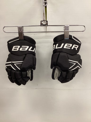 Used Bauer NSX Youth Gloves Black 8" 11851-S000037403