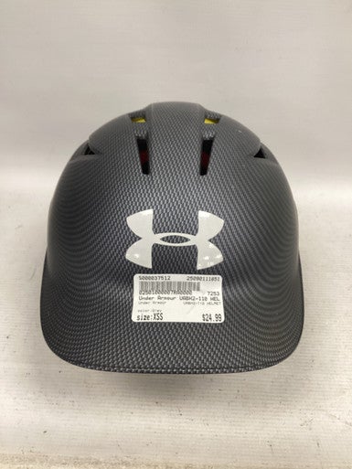 Used Under Armour UABH2-110 HELMET Batting Helmet No Mask Grey XS/S 11851-S000037512