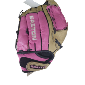 Used Easton ZFX RH Throw Fastpitch Gloves Brown 12" 11833-S000165649