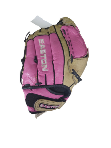 Used Easton ZFX RH Throw Fastpitch Gloves Brown 12" 11833-S000165649