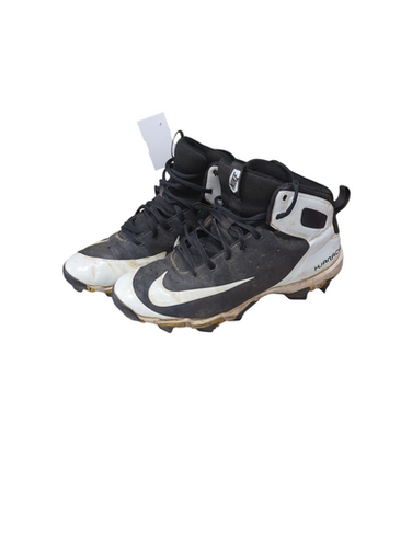 Used Nike Adult FB Cleats Black And White Senior 7 11833-S000165646