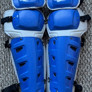 Nike vapor pro catcher’s leg guard blue sz 16 protector PBP569-429 new $300
