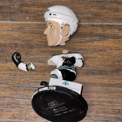 Freddie Hamilton Worcester Sharks  Bobblehead DCU Center SGA *Broken Sold As Is*