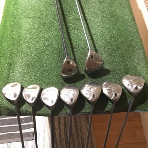 Bundle Of 9 Callaway Fairway Woods (Mens & Womens) 3 Woods, 5 Woods, 7 Woods
