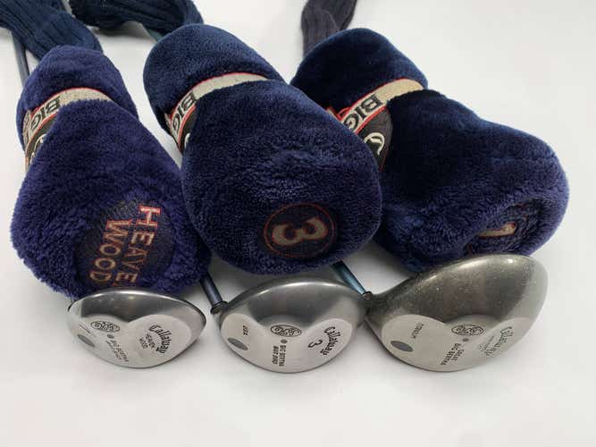 Callaway Original Great Big Bertha Driver Wood Set 3 7 | 12* 15* 21* RCH RH HC