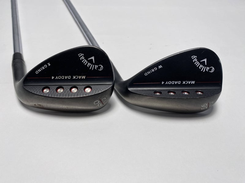 Callaway Mack Daddy 4 Black Wedge Set 56* 12 | 60*12 DG S200 Tour Issue Stiff RH