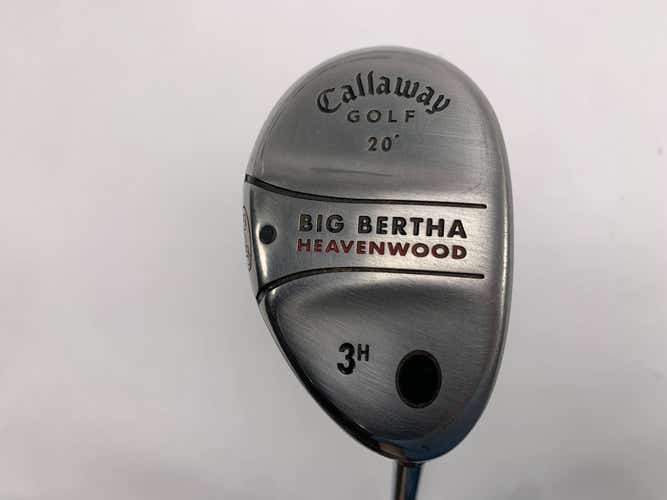 Callaway Big Bertha Heavenwood 3 Hybrid 20* Big Bertha Uniflex Steel Mens RH