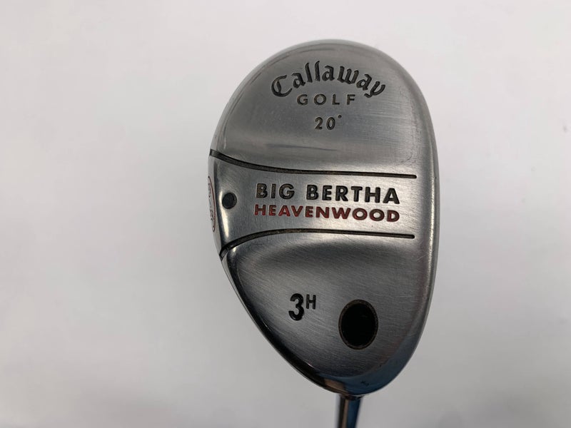 Callaway Big Bertha Heavenwood 3 Hybrid 20* Big Bertha Uniflex Steel Mens RH