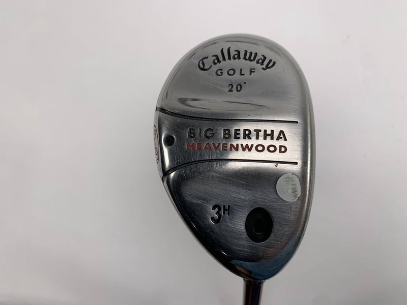 Callaway Big Bertha Heavenwood 3 Hybrid 20* RCH 75w Firm Graphite Mens RH