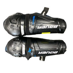 Used Bauer SHINGUARDS Intermediate Shin Guards Black 13" 11613-S000167499