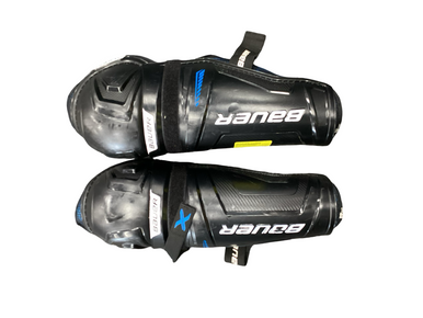 Used Bauer SHINGUARDS Intermediate Shin Guards Black 13" 11613-S000167499
