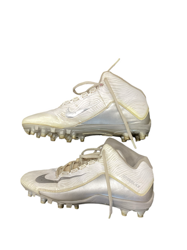 Used Nike SPEED LAX LAX Cleats Mens White Senior 8.5 11613-S000167456