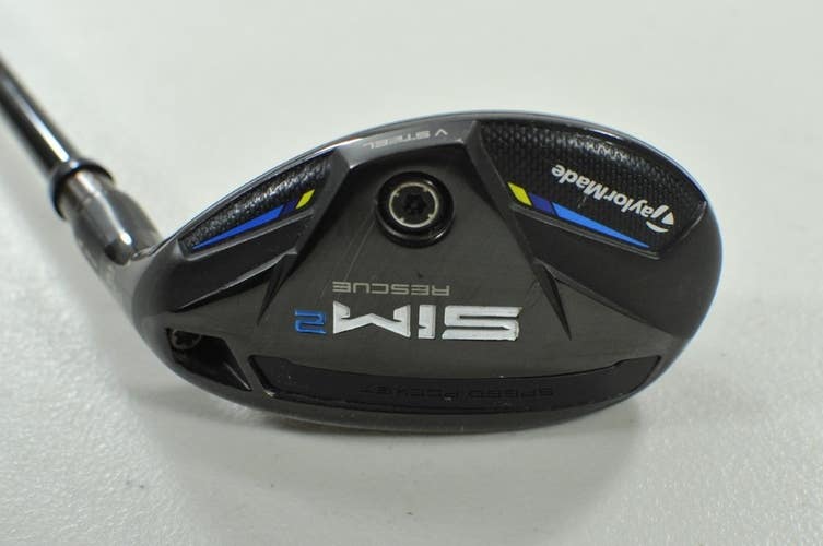 TaylorMade SIM2 Rescue 3-19.5* Hybrid Stiff Flex Right HZRDUS Graphite # 202038