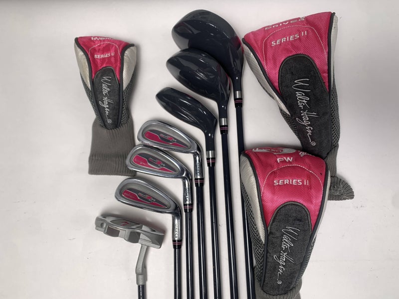 Walter Hagan Juinor Girls Series 2 Club Set Driver 3W 5H 7&9 SW Putter RH HC