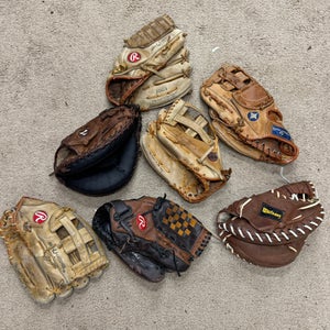7 glove/mitt lot