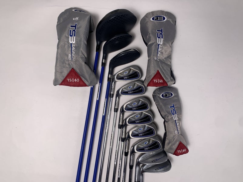 US Kids TS3 V5 Club Set Driver 3W 4H 5- PW SW LW TS3 60" Youth LH HC