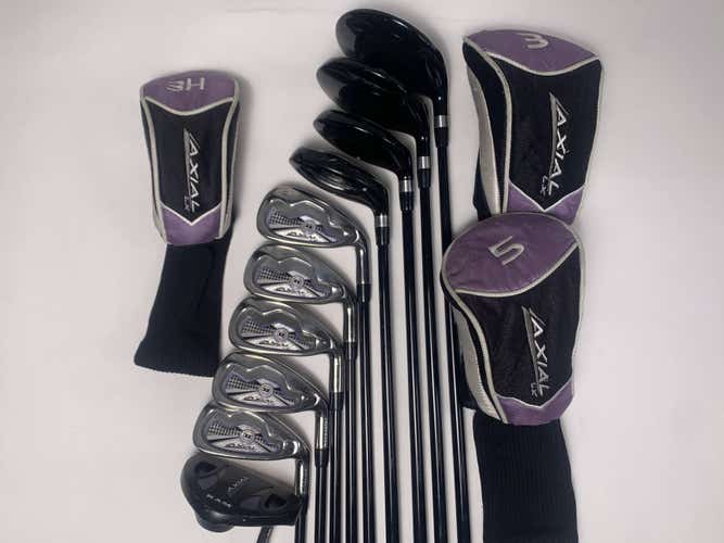 Ram Axial Club Set 3W 5W 3H 4H 5-9i Putter Axial Ladies Graphite Womens RH HC