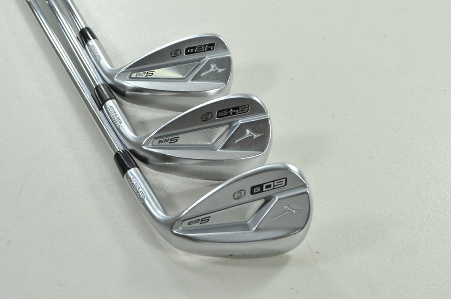Mizuno S23 Satin Chrome 48*,54*,60* Wedge Set Right DG S300 Stiff Steel # 202109