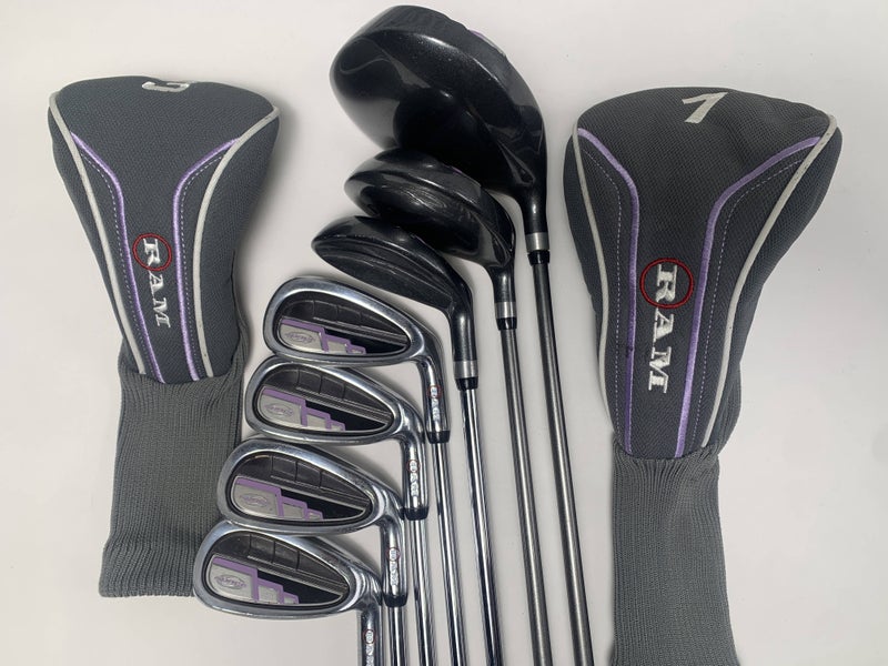 Ram Force Club Set Driver 3W 4H 7-PW R-45 Ladies Graphite & Steel Women's RH HC