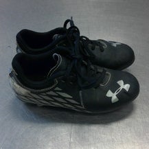 Used Under Armour Soccer Cleats Black Youth 12.0 11339-S000194052