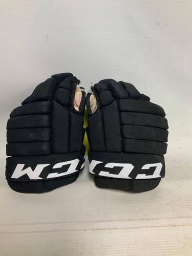 Used CCM LTP Junior Gloves Black 10" 11823-S000034025