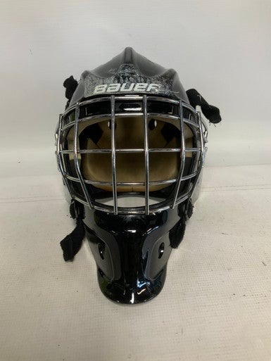 Used Bauer NME3 JR EXPIRED Junior Goalie Helmet/Mask Black One Size 11823-S000034014