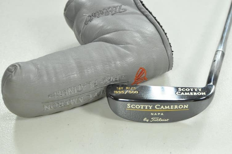 Titleist 1995 Scotty Cameron Gun Blue Napa 1st Run 33" Putter RH Steel # 202194