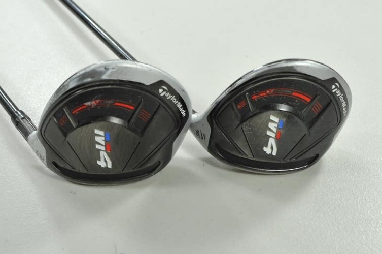 TaylorMade M4 3 and 5 Fairway Wood Set Regular Flex RH Atmos 5 Graphite # 202169