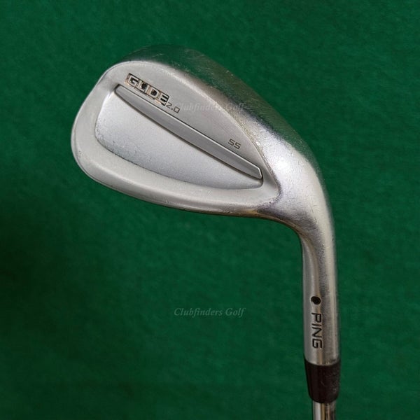 Ping Glide 2.0 SS Chrome Black Dot 54-12 54 Sand Wedge Ping AWT 2.0 Steel Wedge