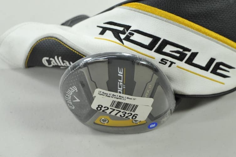 LEFT HANDED Callaway Rogue ST MAX D 3-16* Fairway Wood Regular Graphite #202037