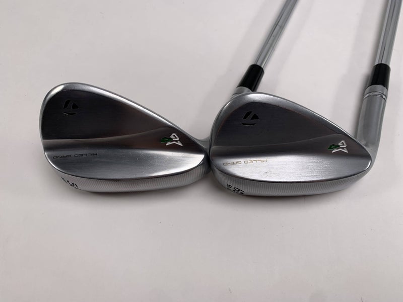 TaylorMade Milled Grind 4 Chrome Wedge Set 56* 14 | 60* 10 DG Tour Issue 115g LH