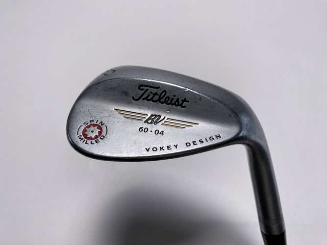 Titleist Vokey Spin Milled Chrome 2009 Lob Wedge LW 60* 4 DG S200 Stiff Mens RH