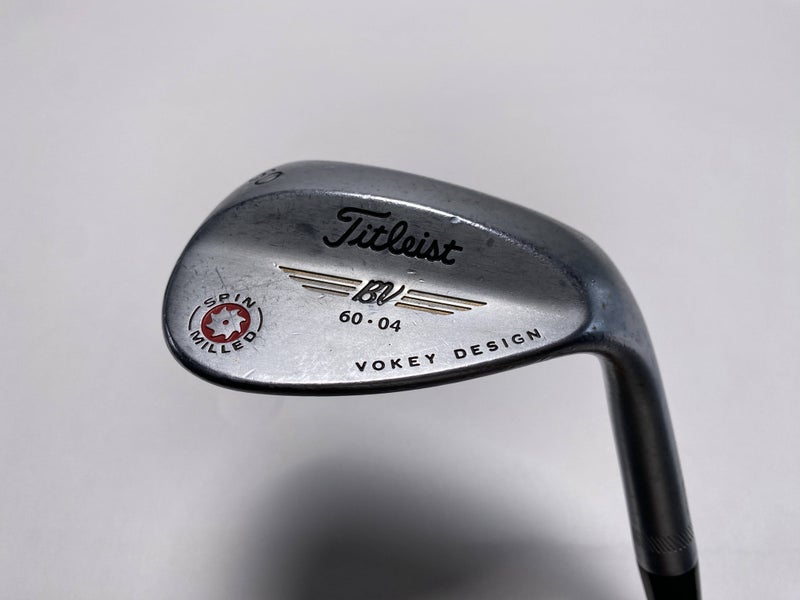 Titleist Vokey Spin Milled Chrome 2009 Lob Wedge LW 60* 4 DG S200 Stiff Mens RH