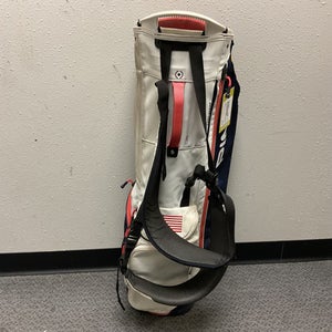 Used Ping HOOFER LITE Mens Stand Bag White/Red/Navy 11855-S000190588
