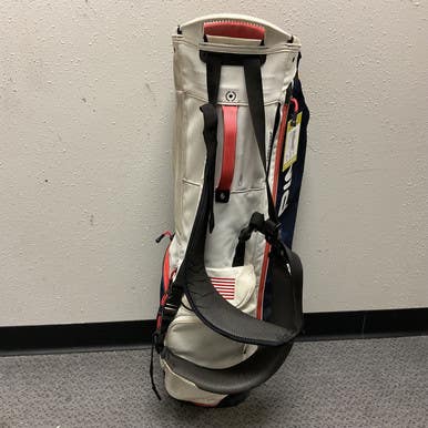 Used Ping HOOFER LITE Mens Stand Bag White/Red/Navy 11855-S000190588