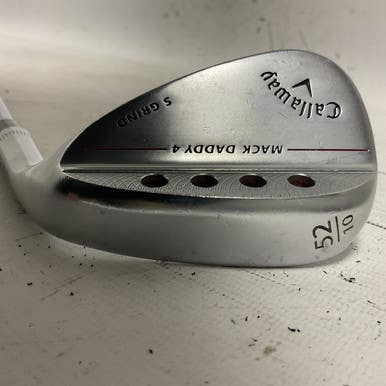 Used Callaway MACK DADDY 4 S GRIND Golf Wedge Mens RH 52 Degree 11855-S000190582
