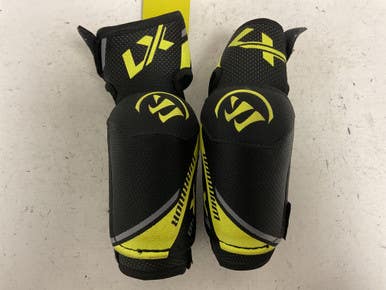 Used Warrior ALPHA LX 40 Junior Elbow Pads Black And Optic Yellow MD 11855-S000190554