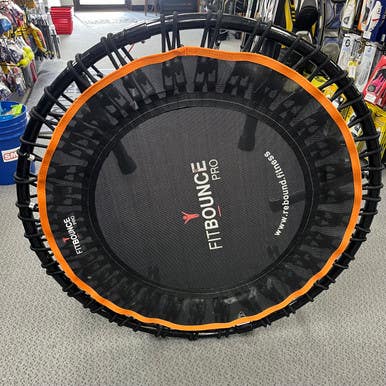 Used FITBOUNCE PRO REBOUNDER Exercise Trampoline Black 11855-S000190544