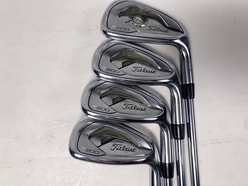 Titleist T200 Iron Set 7-PW True Temper AMT S300 Black Regular Steel Mens RH