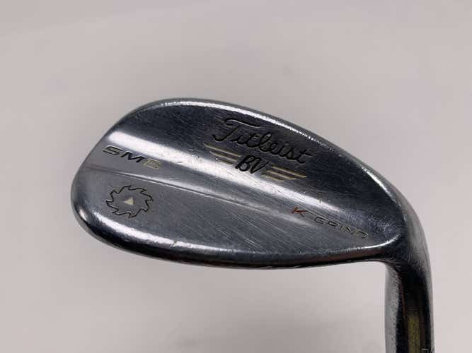 Titleist Vokey SM6 Tour Chrome Lob Wedge LW 58* 12 K-Grind Wedge Steel Mens RH