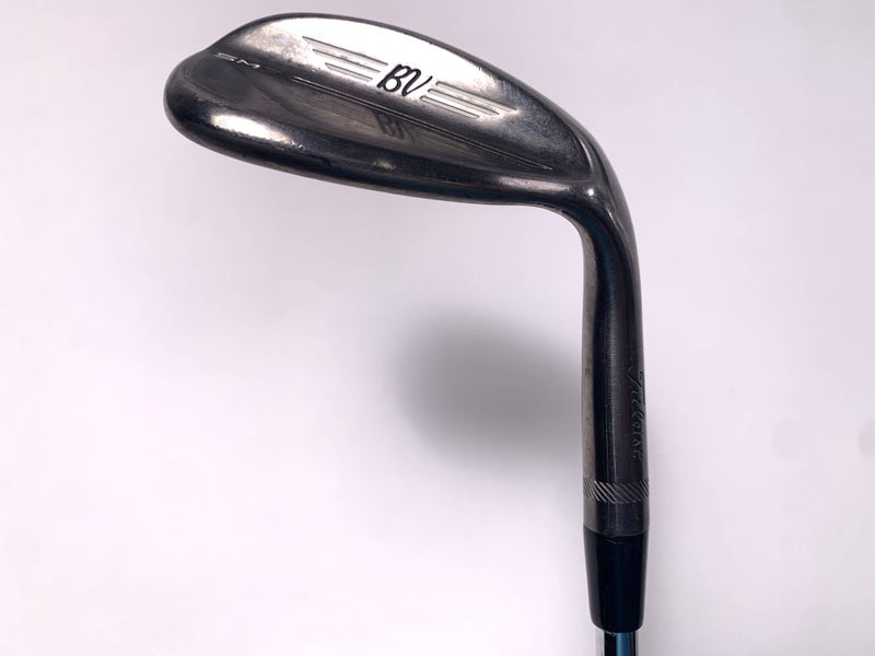 Titleist Vokey SM9 Brushed Steel Lob Wedge 60* 8 M-Grind AMT S300 Tour Mens RH
