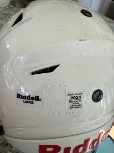 Large Youth Riddell SpeedFlex Helmet (Used)