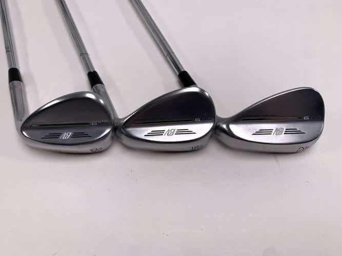 Titleist Vokey SM9 Tour Chrome Wedge Set 52* 8 | 56* 10 | 60* 10 Wedge Steel RH