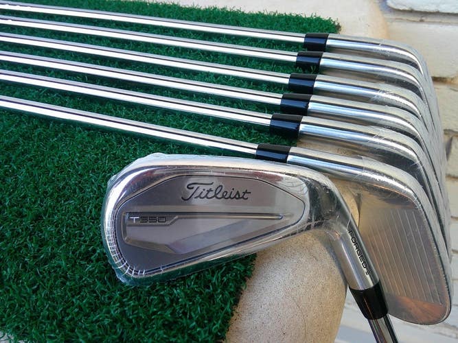 Titleist T350 Forged (5i-PW, 48*) Iron Set w/ True Temper AMT RED R300 Shafts