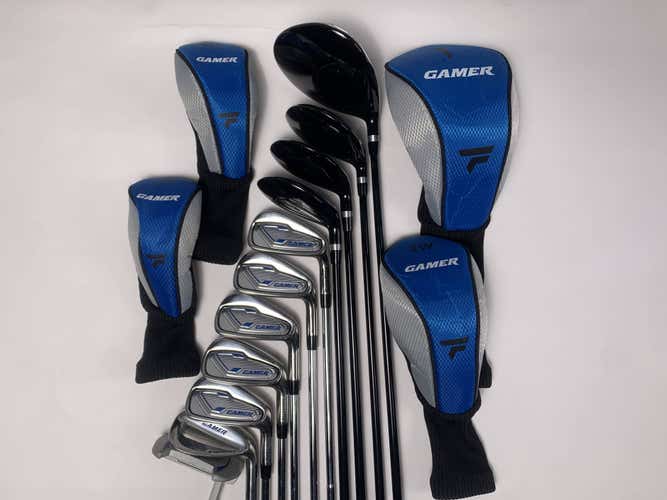 Top Flite Gamer Club Set Driver 3W 4H 5H 6-PW SW Putter Regular RH HC